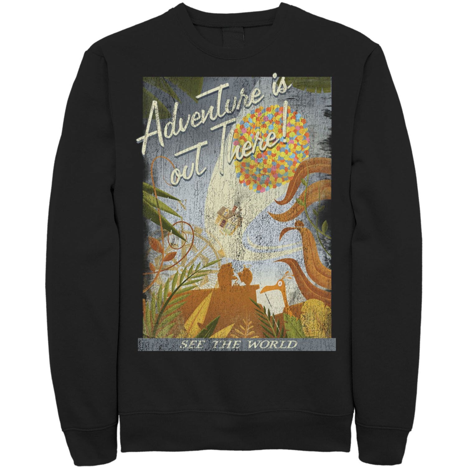 Мужской винтажный свитшот с потертостями Disney/Pixar Up Poster Licensed Character, черный
Мужской винтажный свитшот с потертостями Disney/Pixar Up Poster Licensed Character, черный