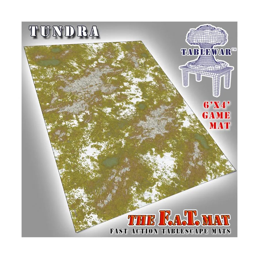 6 футов х 4 дюйма — Тундра, F.A.T. Mats - 6' x 4' (Tablewar)
6 футов х 4 дюйма — Тундра, F.A.T. Mats - 6' x 4' (Tablewar)