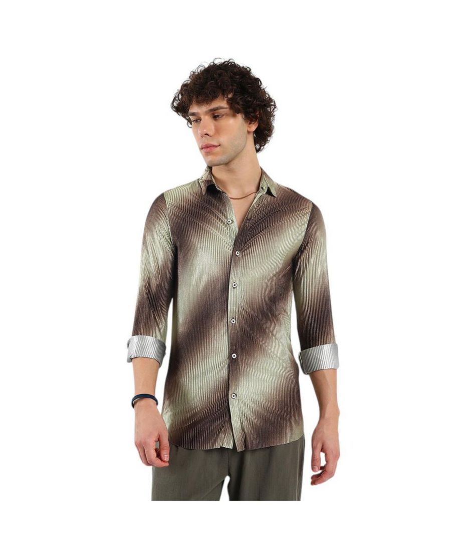 Рубашка в складку с градиентным переходом цвета Кампус Campus Sutra, Brown
Рубашка в складку с градиентным переходом цвета Кампус Campus Sutra, Brown