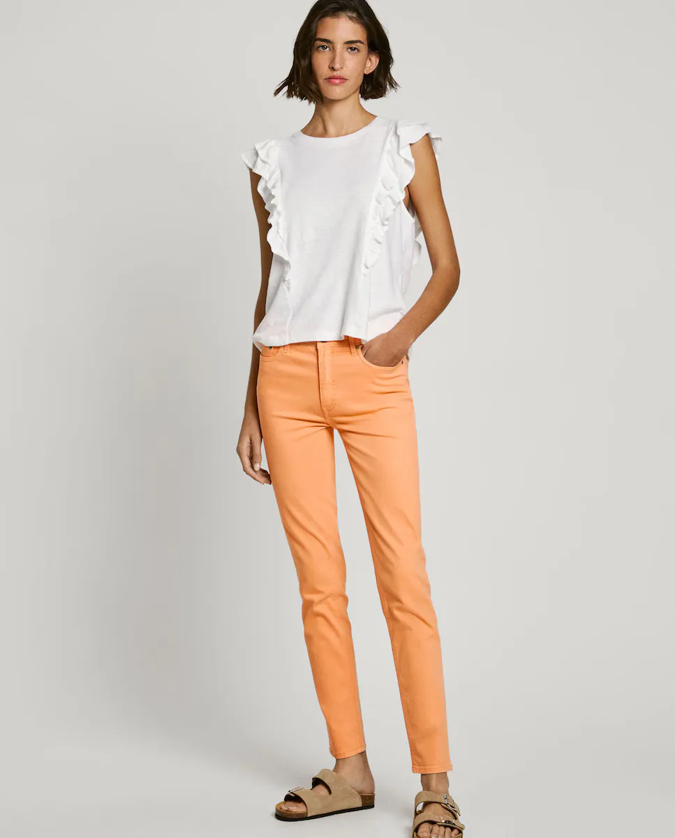 Женские брюки прямого кроя с пятью карманами средней посадки Pepe Jeans, оранжевый
Женские брюки прямого кроя с пятью карманами средней посадки Pepe Jeans, оранжевый