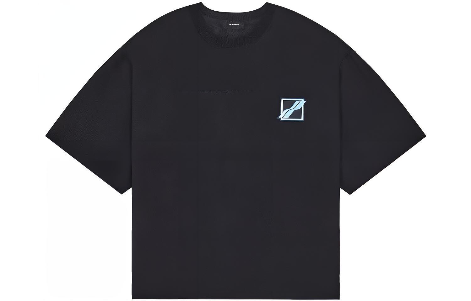 Футболка унисекс черная We11Done, черный
Футболка унисекс черная We11Done, черный