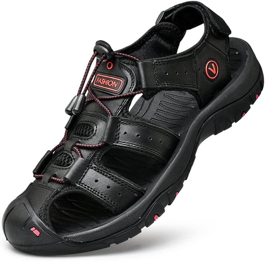 Мужские повседневные сандалии Rojeam для ходьбы, пляжные туфли с закрытым носком, спортивные сандалии для активного отдыха, летние сандалии для походов и треккинга, черный
Мужские повседневные сандалии Rojeam для ходьбы, пляжные туфли с закрытым носком, спортивные сандалии для активного отдыха, летние сандалии для походов и треккинга, черный