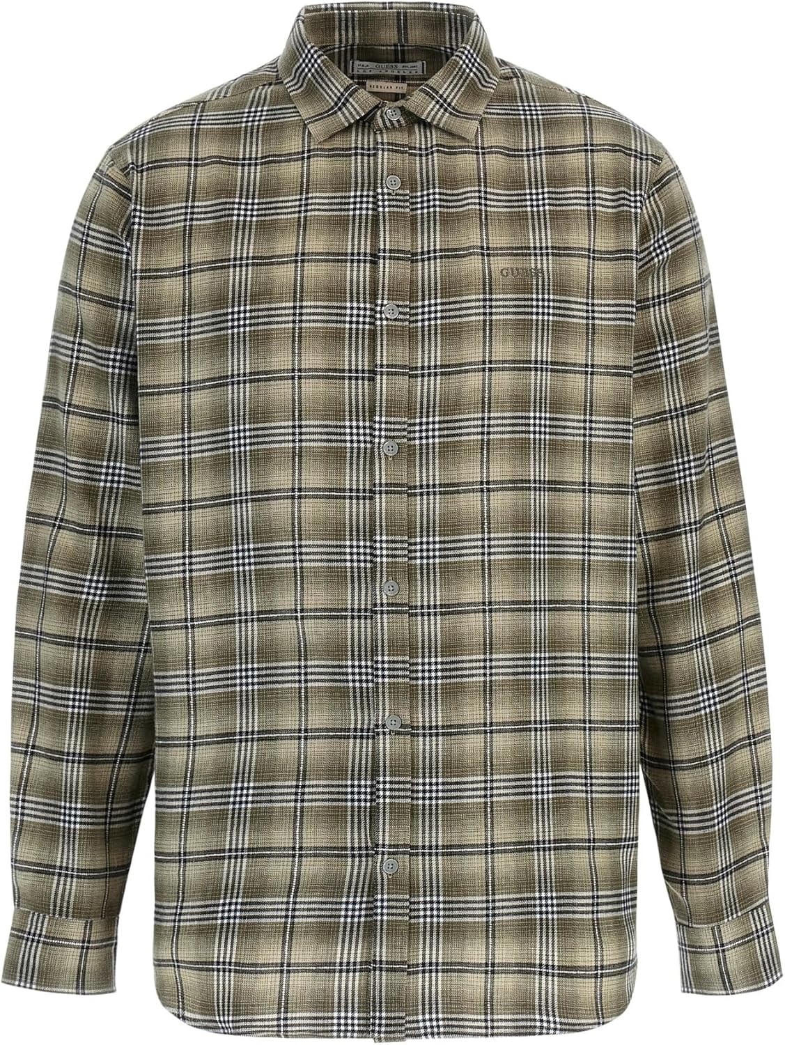 GUESS Мужская рубашка с длинным рукавом Collins Check, Green Faded Check
GUESS Мужская рубашка с длинным рукавом Collins Check, Green Faded Check