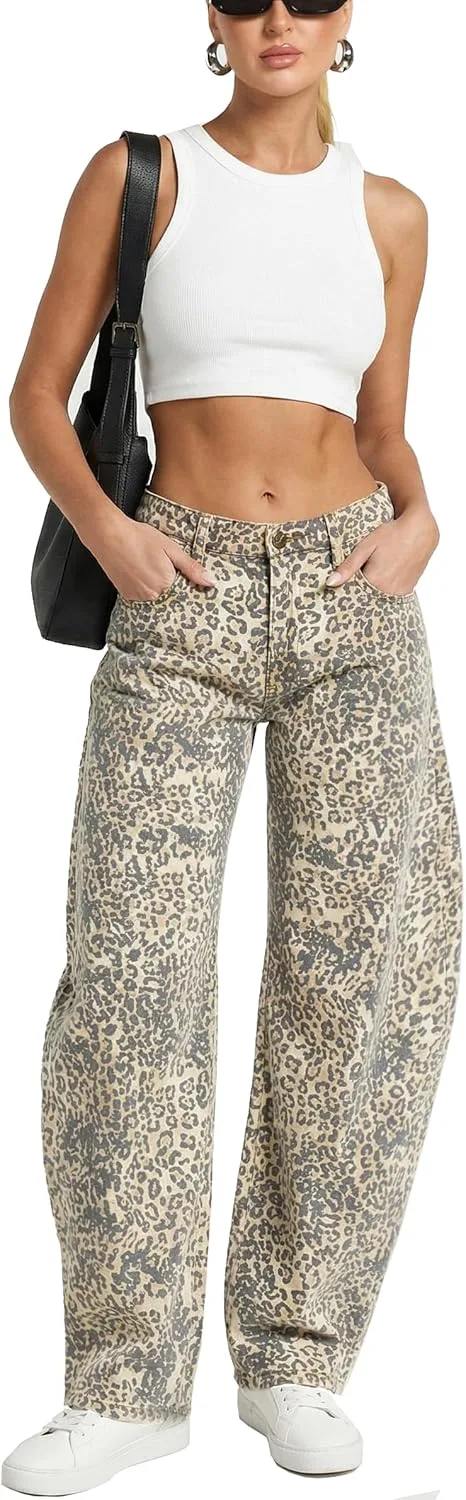 Женские брюки-джинсы Low Rise Wide Leg Justalwart
Женские брюки-джинсы Low Rise Wide Leg Justalwart