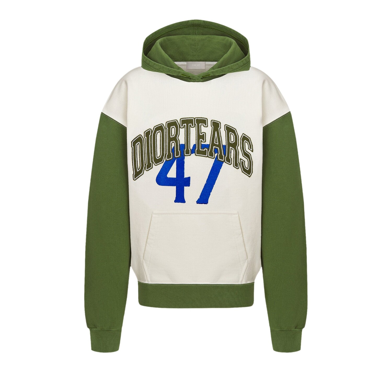 Толстовка оверсайз с капюшоном Dior x Denim Tears, цвет Белый/Зеленый
Толстовка оверсайз с капюшоном Dior x Denim Tears, цвет Белый/Зеленый
