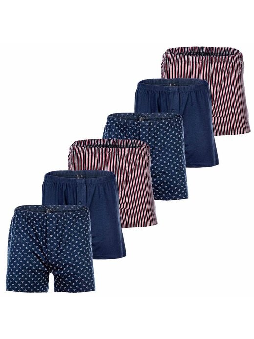 Шорты-Боксеры, упаковка из 6 шт. Yourbasics, синий
Шорты-Боксеры, упаковка из 6 шт. Yourbasics, синий