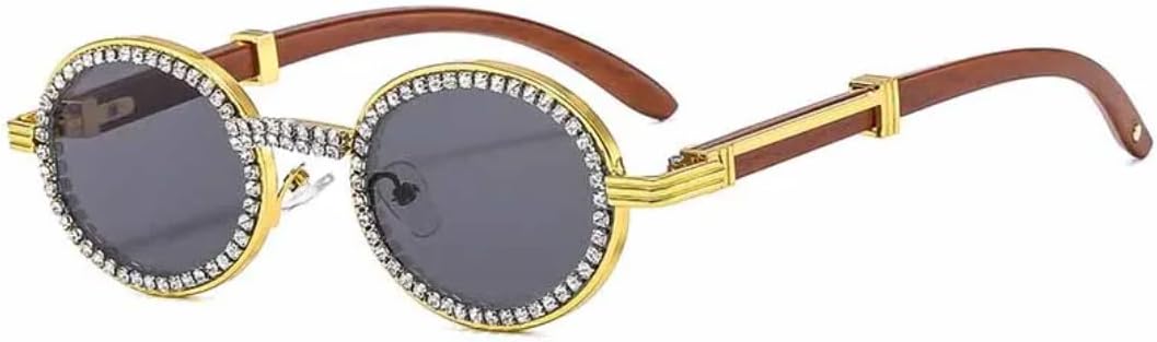 Роскошные ретро-солнцезащитные очки в овальной оправе, украшенные стразами, для женщин и мужчин, в стиле панк, для активного отдыха и путешествий, с защитой от УФ-излучения UV400 TVTBBVV, Gold Gray
Роскошные ретро-солнцезащитные очки в овальной оправе, украшенные стразами, для женщин и мужчин, в стиле панк, для активного отдыха и путешествий, с защитой от УФ-излучения UV400 TVTBBVV, Gold Gray