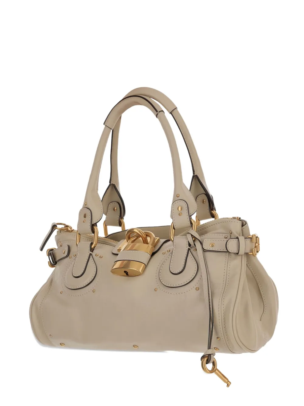 Плечевая сумка Padlock с заклепками CHLOÉ, нейтральный
Плечевая сумка Padlock с заклепками CHLOÉ, нейтральный