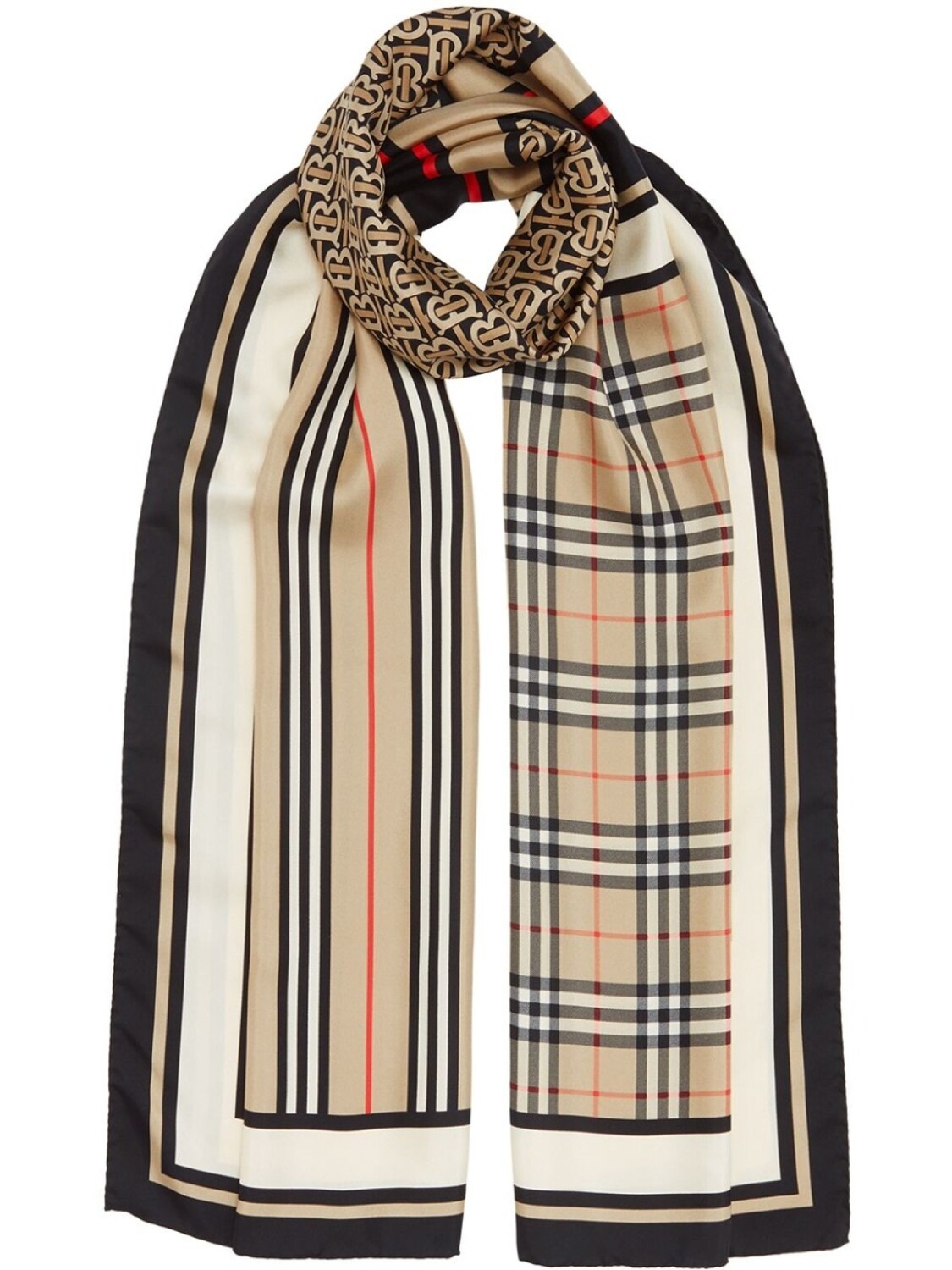 Burberry кашемировый шарф с узором в клетку и полоску с монограммами, нейтральный цвет
Burberry кашемировый шарф с узором в клетку и полоску с монограммами, нейтральный цвет