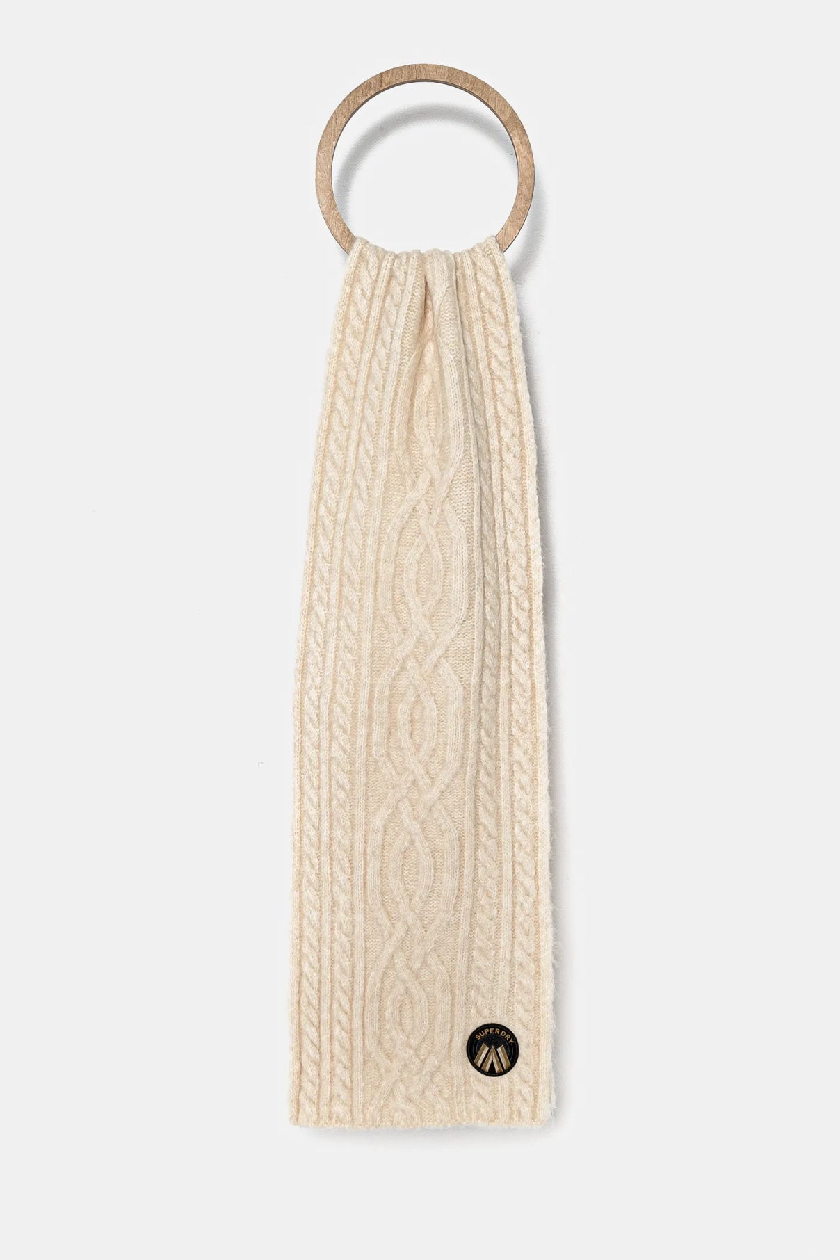 Шарф с добавлением шерсти Superdry, бежевый
Шарф с добавлением шерсти Superdry, бежевый