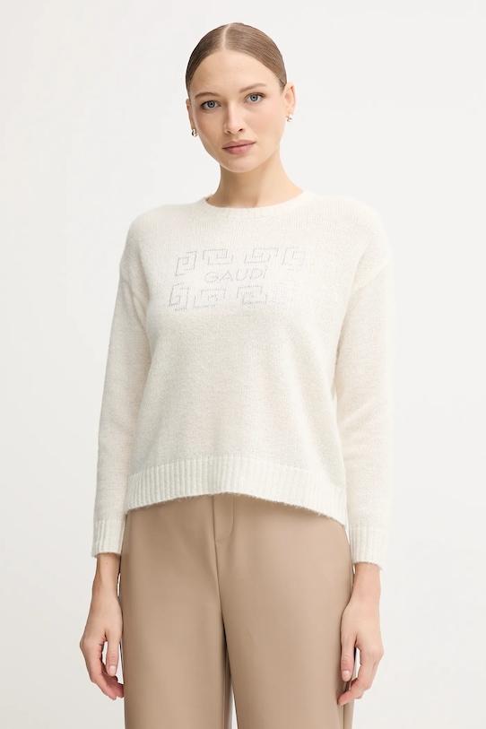 Свитер из смесовой шерсти Gaudi, бежевый
Свитер из смесовой шерсти Gaudi, бежевый