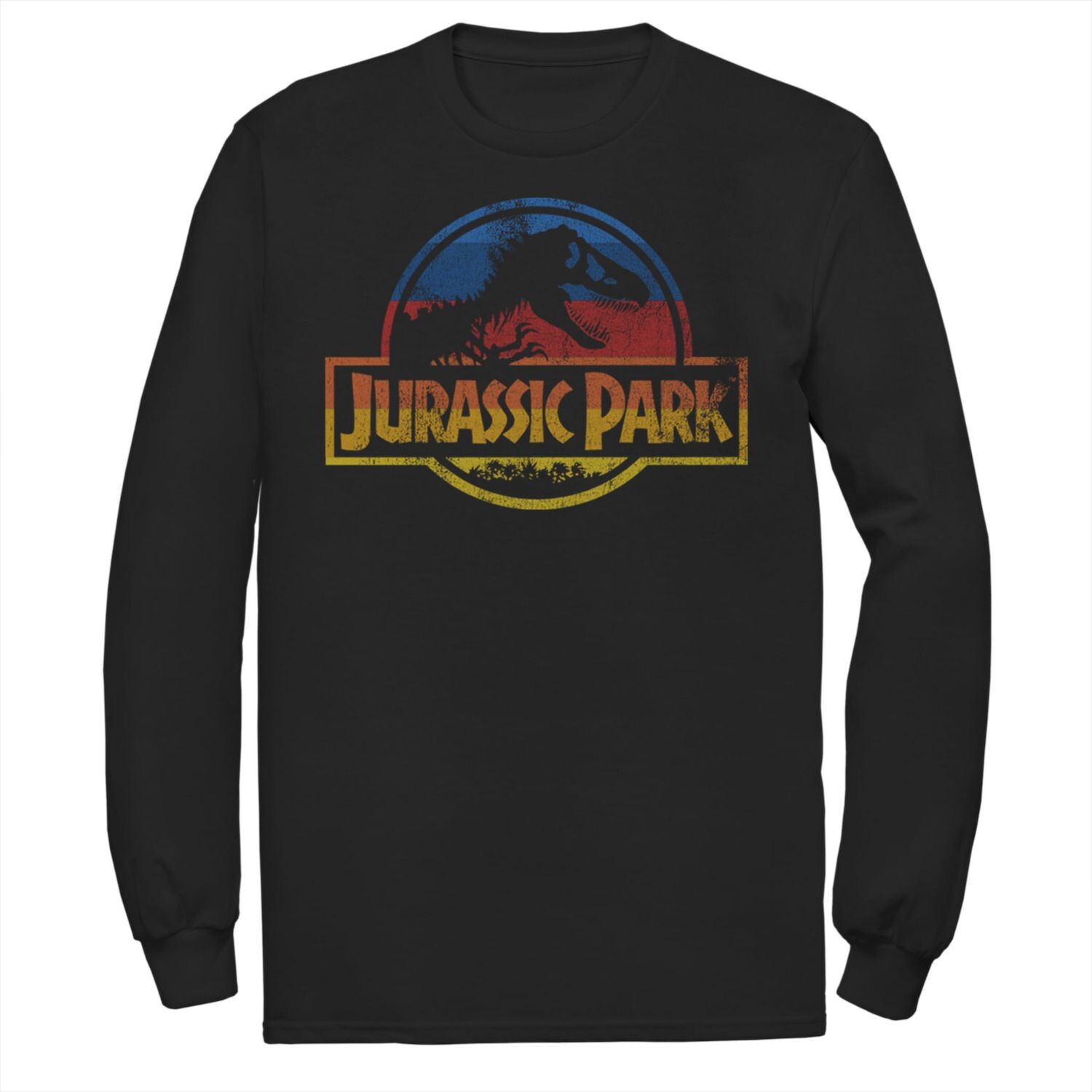Мужская футболка с длинными рукавами и рваным логотипом в стиле ретро «Парк Юрского периода» Licensed Character
Мужская футболка с длинными рукавами и рваным логотипом в стиле ретро «Парк Юрского периода» Licensed Character