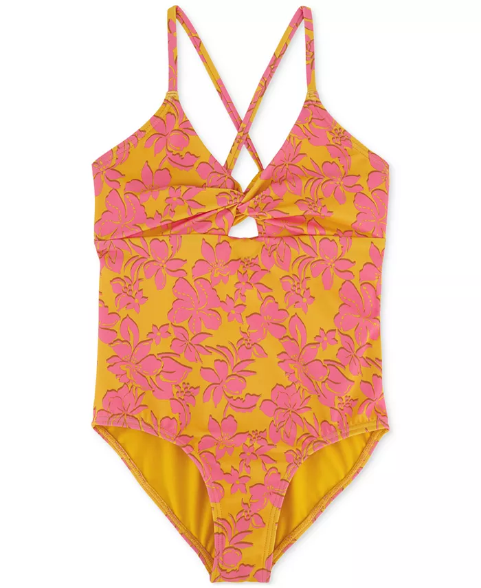 Купальник цельный с закрученной передней частью Big Girls Island Time Roxy, золотой
Купальник цельный с закрученной передней частью Big Girls Island Time Roxy, золотой