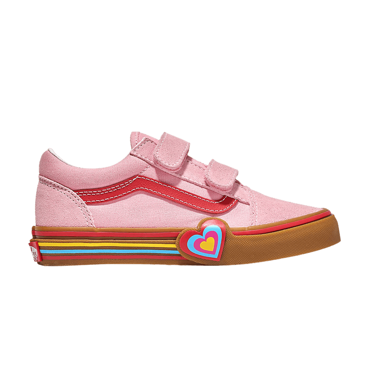 Кроссовки Vans Old Skool V Kids 'Pink Heart', розовый
Кроссовки Vans Old Skool V Kids 'Pink Heart', розовый
