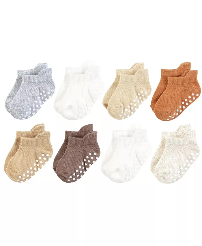 Детские унисекс-носки из органического хлопка с противоскользящей подошвой для предотвращения падений, бежевые Touched by Nature, коричневый 
Детские унисекс-носки из органического хлопка с противоскользящей подошвой для предотвращения падений, бежевые Touched by Nature, коричневый