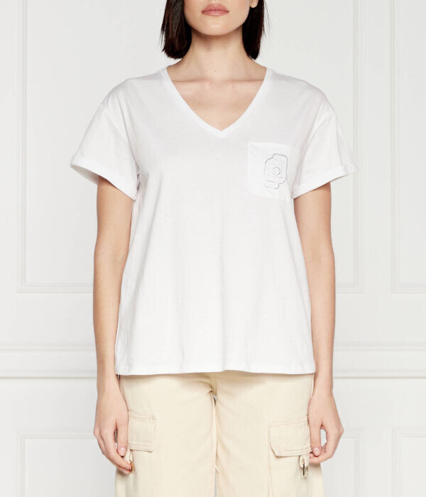 Футболка Liu Jo Loose Fit, белый
Футболка Liu Jo Loose Fit, белый