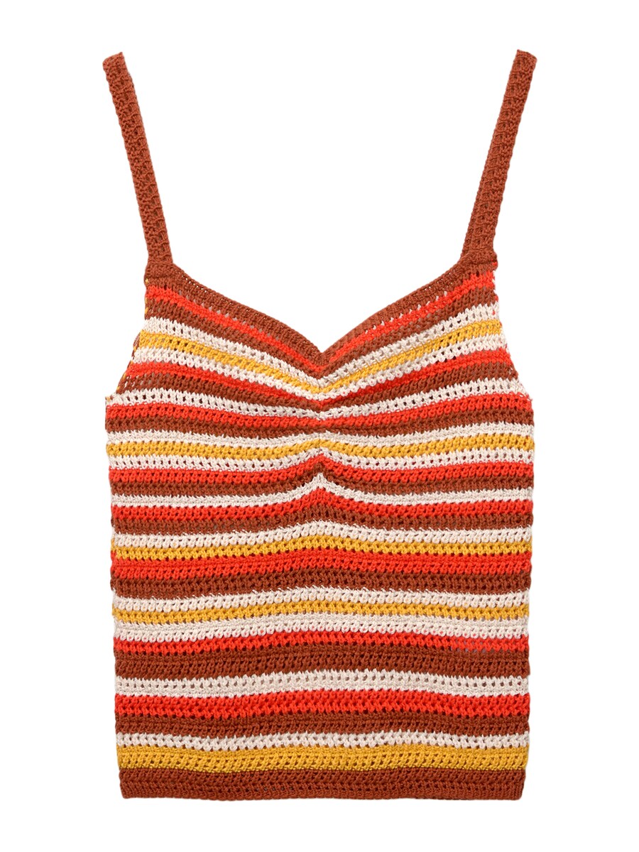 Вязаный топ Pull&Bear, красный
Вязаный топ Pull&Bear, красный