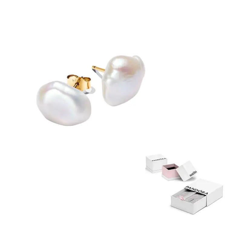 Pandora Золотые серьги-гвоздики с жемчугом из посеребренного сплава меди
Pandora Золотые серьги-гвоздики с жемчугом из посеребренного сплава меди