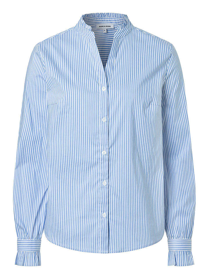 More & More Блузка светло-голубого/белого цвета
More & More Блузка светло-голубого/белого цвета