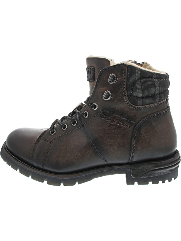 Bugatti Серые ботинки Sentra на шнуровке
Bugatti Серые ботинки Sentra на шнуровке