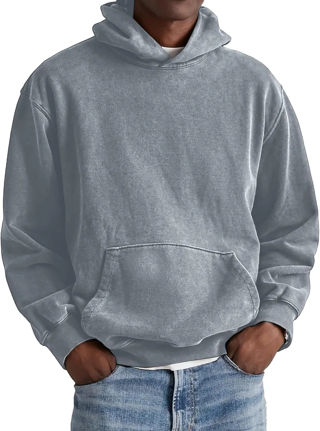 Мужской худи оверсайз с капюшоном и карманом кенгуру WEIGAIRUPA
Мужской худи оверсайз с капюшоном и карманом кенгуру WEIGAIRUPA