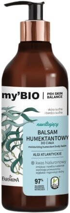 Farmona, My'bio, увлажняющий бальзам с увлажняющим действием, 400 мл
Farmona, My'bio, увлажняющий бальзам с увлажняющим действием, 400 мл