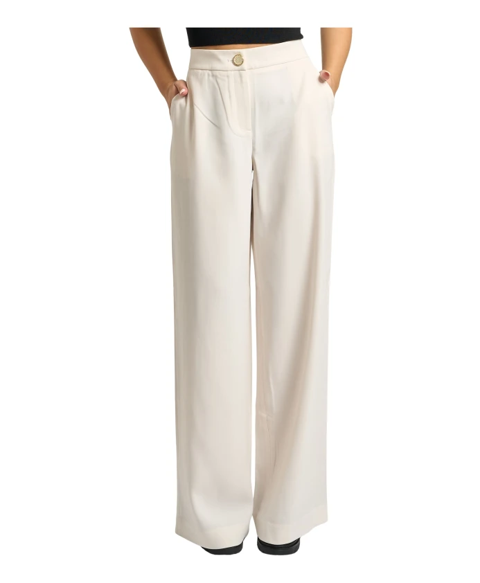 Белые брюки с высокой талией Armani Exchange, белый
Белые брюки с высокой талией Armani Exchange, белый