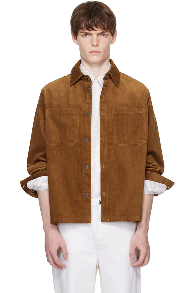 Леонская рубашка-оверсайз A.P.C., цвет caramel
Леонская рубашка-оверсайз A.P.C., цвет caramel