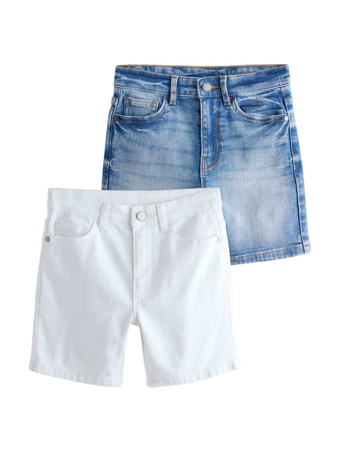 Next Джинсовые шорты Regular в синем дениме, белом дениме
Next Джинсовые шорты Regular в синем дениме, белом дениме