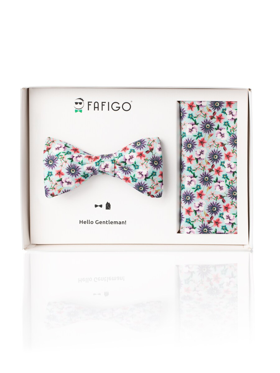 Галстук-бабочка FAFIGO Set Luciano, бирюзовый
Галстук-бабочка FAFIGO Set Luciano, бирюзовый