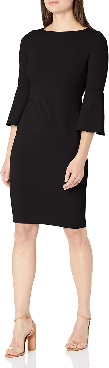 Женское платье-футляр с баской Calvin Klein, Black
Женское платье-футляр с баской Calvin Klein, Black