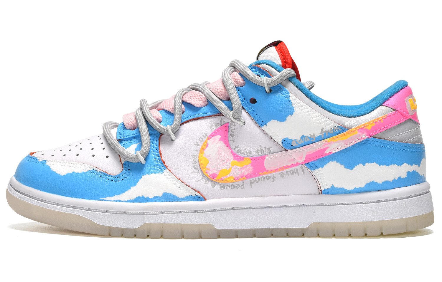 Кроссовки по индивидуальному заказу Низкие кроссовки Nike Dunk Low CUS ID ясного неба и теплых облаков, разрывающих небо, для мужчин и женщин, розового, белого и синего цвета в одном стиле, Pink/White/Blue, Синий, Кроссовки по индивидуальному заказу Низки
Кроссовки по индивидуальному заказу Низкие кроссовки Nike Dunk Low CUS ID ясного неба и теплых облаков, разрывающих небо, для мужчин и женщин, розового, белого и синего цвета в одном стиле, Pink/White/Blue, Синий, Кроссовки по индивидуальному заказу Низки