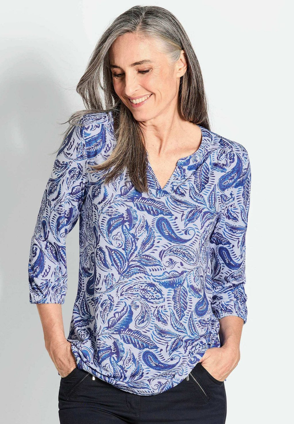 Топ с длинными рукавами GOLDNER, синий
Топ с длинными рукавами GOLDNER, синий