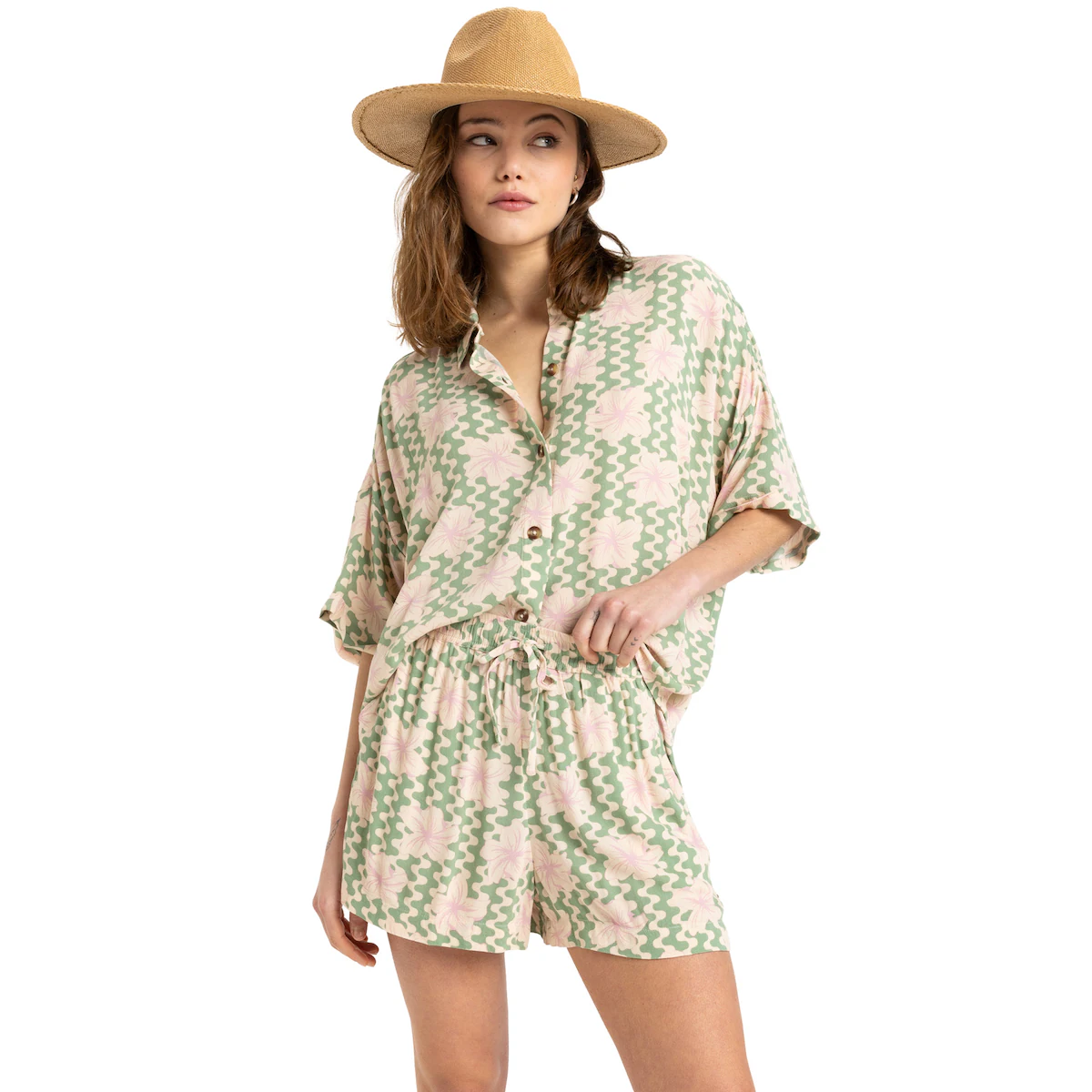 Пляжные шорты женские Lekeitio Break Roxy, зеленый
Пляжные шорты женские Lekeitio Break Roxy, зеленый