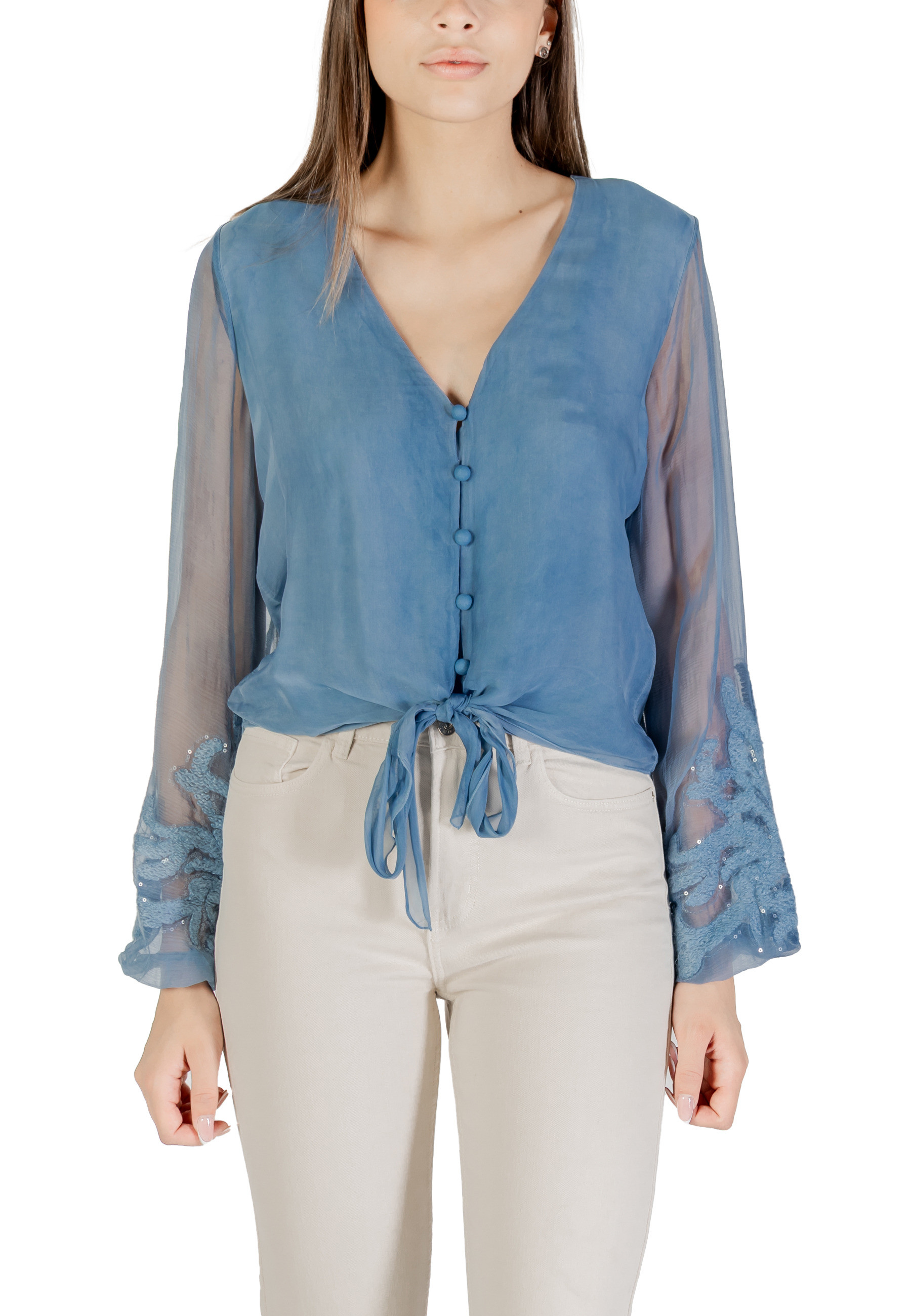 Блуза GUESS, светло-голубой
Блуза GUESS, светло-голубой