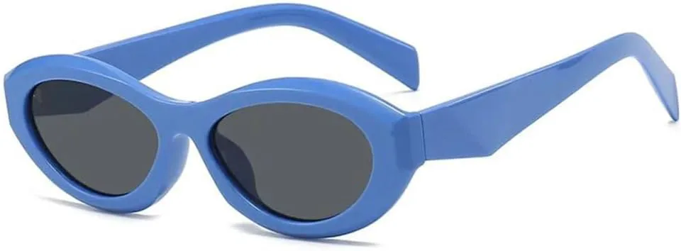 Винтажные классические солнцезащитные очки 2027 года для женщин и мужчин. Модные солнцезащитные очки в маленькой оправе, конфетных цветов MTZJH, Blue Black
Винтажные классические солнцезащитные очки 2027 года для женщин и мужчин. Модные солнцезащитные очки в маленькой оправе, конфетных цветов MTZJH, Blue Black