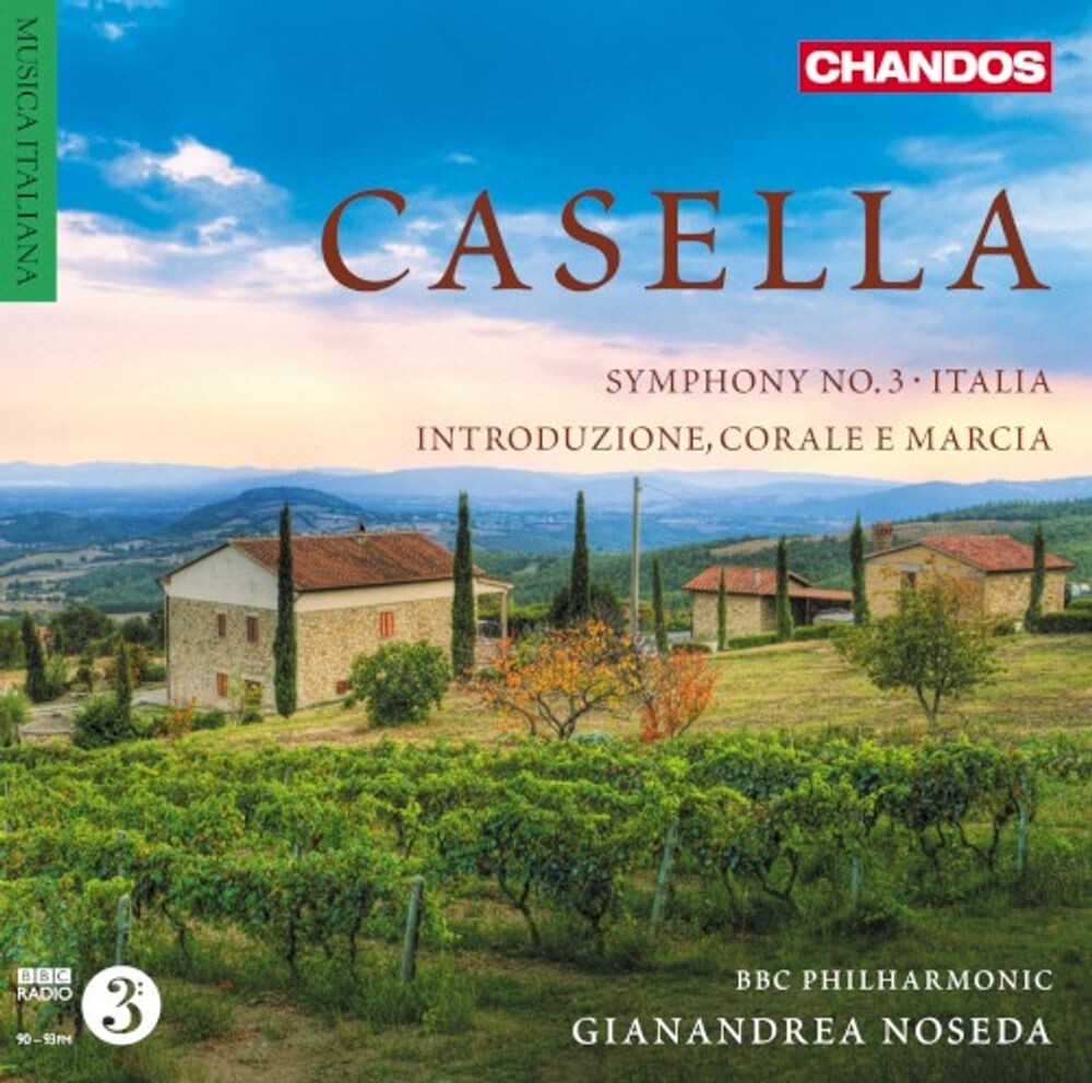 Диск CD Casella: Symphony No. 3 / Italia / Introduzione, Corale e Marcia - Alfredo Casella, Gianandrea Noseda, BBC Philharmonic Orchestra
Диск CD Casella: Symphony No. 3 / Italia / Introduzione, Corale e Marcia - Alfredo Casella, Gianandrea Noseda, BBC Philharmonic Orchestra