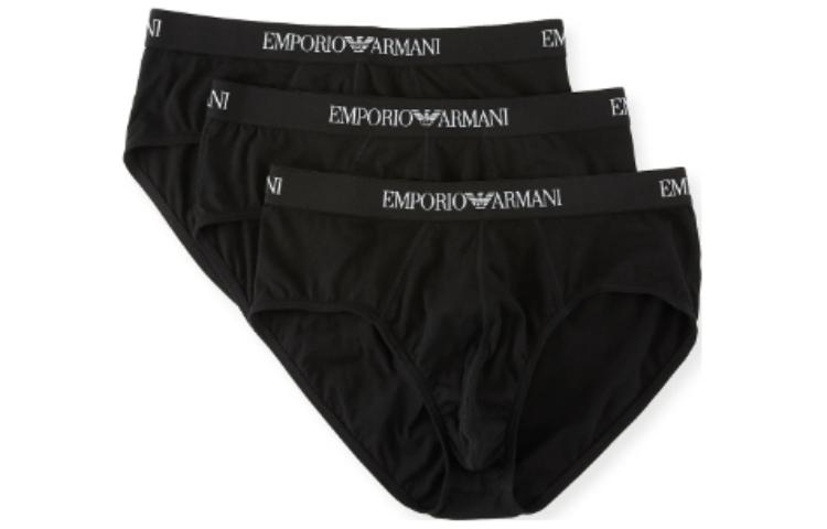 Три пары трусов с логотипом Monogram EMPORIO ARMANI, черный
Три пары трусов с логотипом Monogram EMPORIO ARMANI, черный