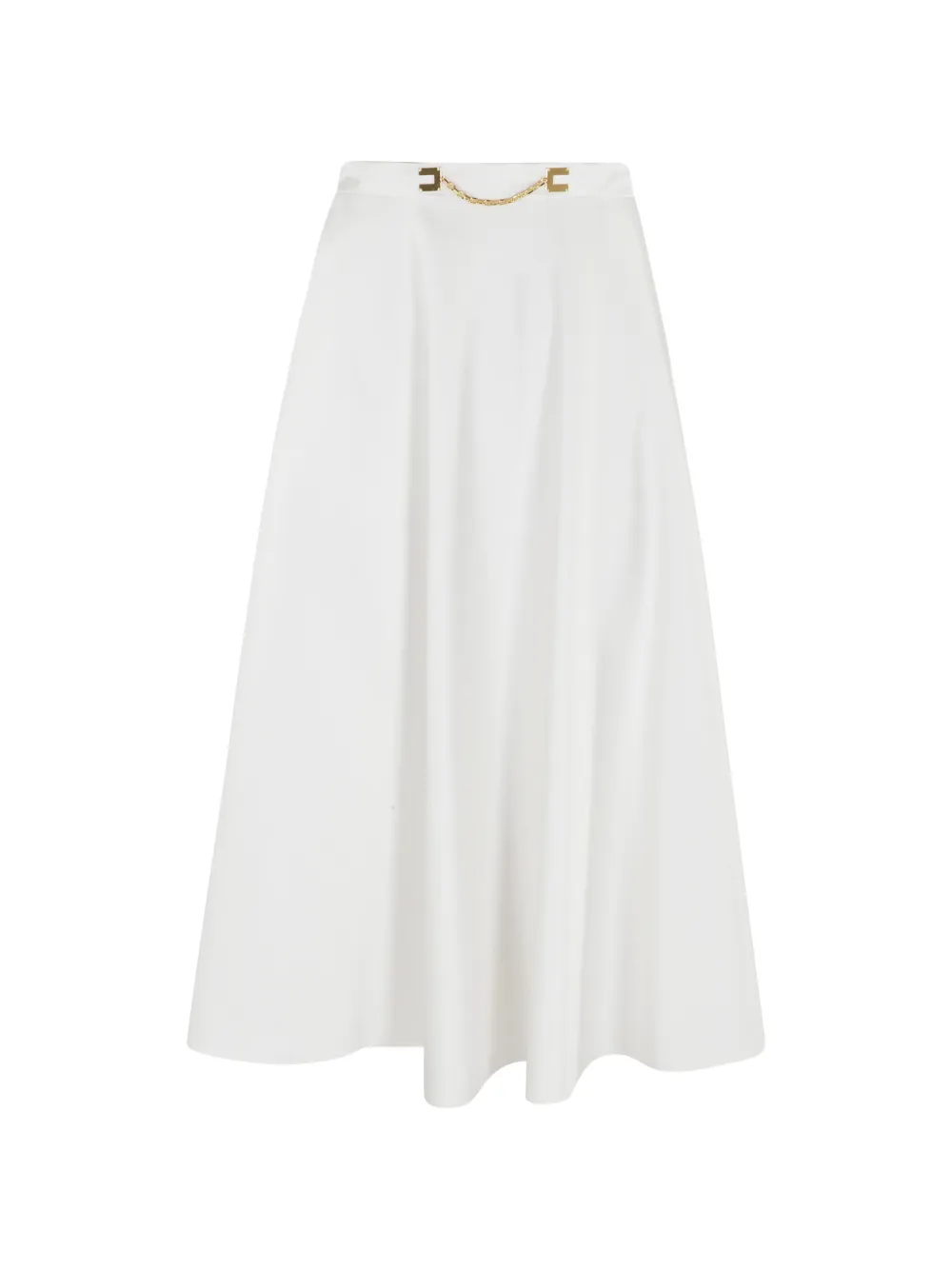 Юбка с цепочками Elisabetta Franchi, белый
Юбка с цепочками Elisabetta Franchi, белый