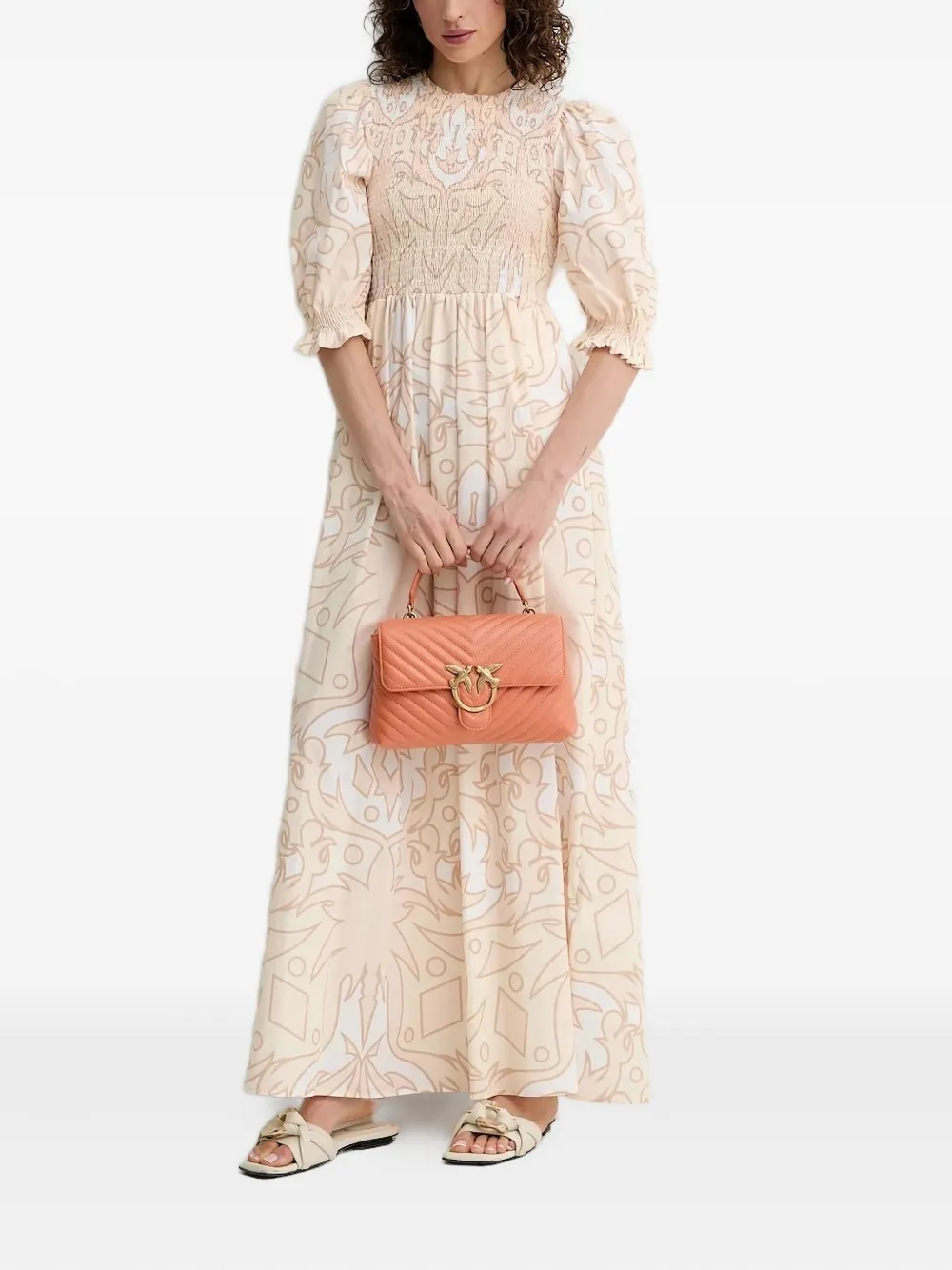 Платье макси с принтом и присборенным лифом Silvian Heach, нейтральный
Платье макси с принтом и присборенным лифом Silvian Heach, нейтральный