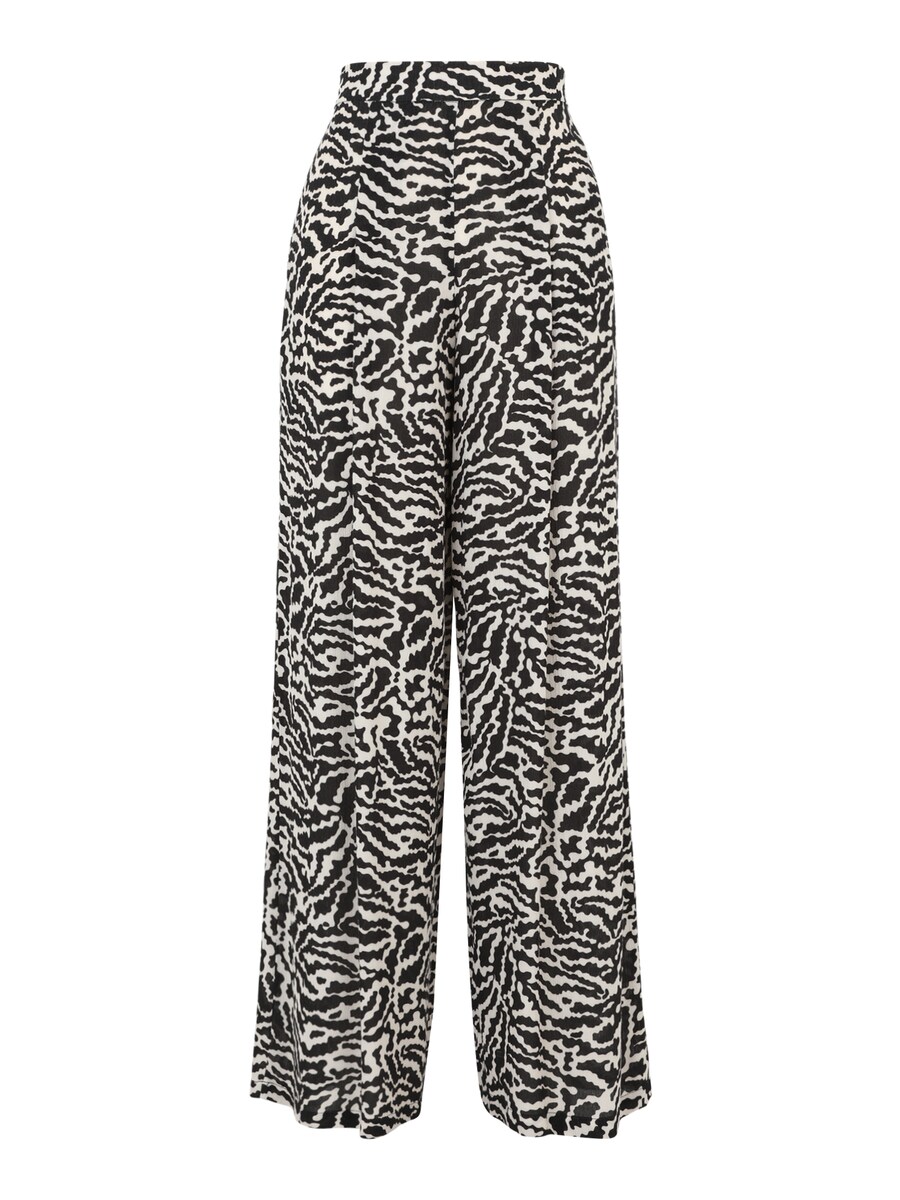 Широкие брюки со складками спереди Guido Maria Kretschmer Women Mila, черный/белый
Широкие брюки со складками спереди Guido Maria Kretschmer Women Mila, черный/белый