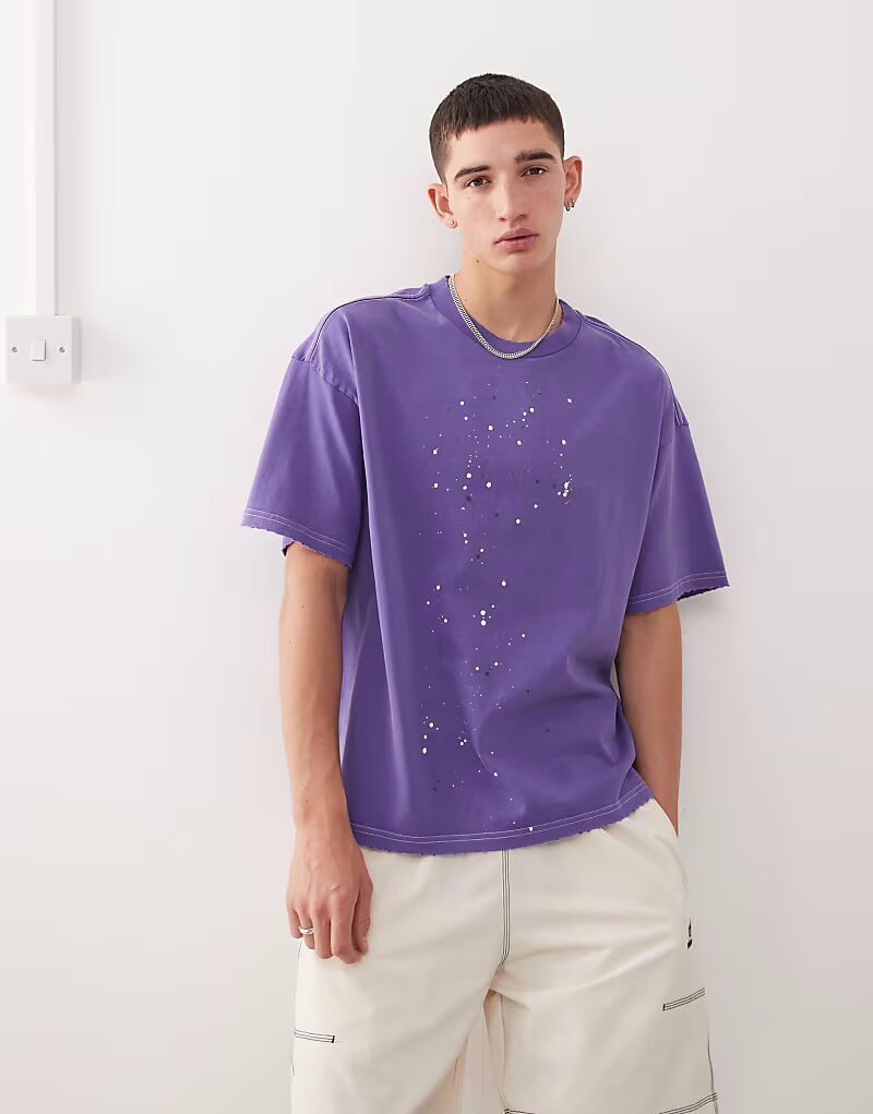 Футболка Weekday Great свободного кроя с принтом в виде брызг фиолетового цвета
Футболка Weekday Great свободного кроя с принтом в виде брызг фиолетового цвета