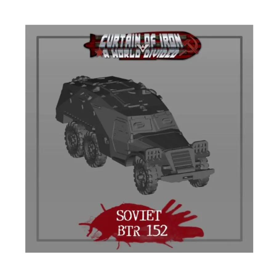 Советский БТР 152, Curtain or Iron - A World Divided (28mm)
Советский БТР 152, Curtain or Iron - A World Divided (28mm)