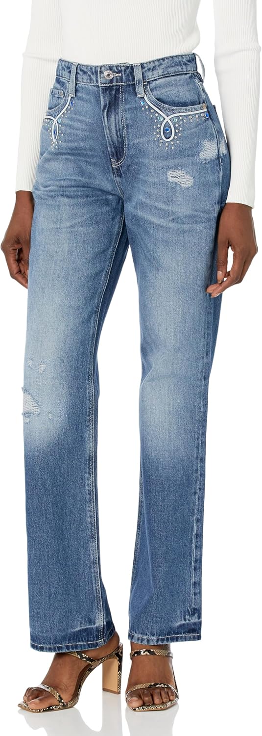 Джинсы GUESS Womens 80s Straight, Wild Heart
Джинсы GUESS Womens 80s Straight, Wild Heart