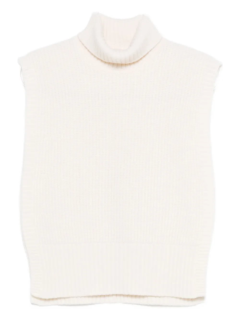 Шерстяной свитер без рукавов с высоким воротом DAVANTINO, нейтральный
Шерстяной свитер без рукавов с высоким воротом DAVANTINO, нейтральный