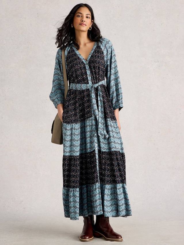 Платье макси Clementine с цветными блоками и ярусами White Stuff
Платье макси Clementine с цветными блоками и ярусами White Stuff