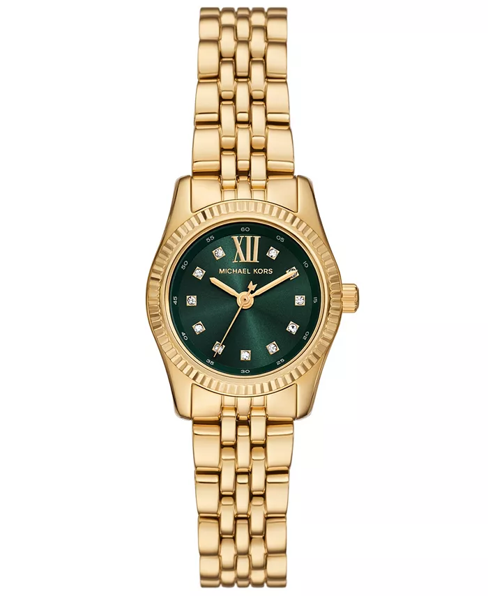 Женские часы Lexington с тремя стрелками, позолоченные, из нержавеющей стали, 26 мм Michael Kors
Женские часы Lexington с тремя стрелками, позолоченные, из нержавеющей стали, 26 мм Michael Kors