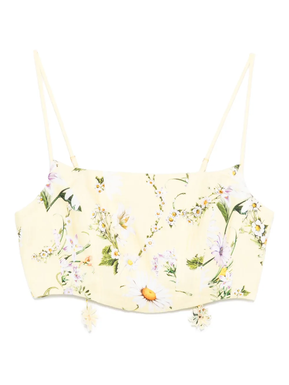 Укороченный топ с цветочным принтом Camilla, желтый
Укороченный топ с цветочным принтом Camilla, желтый