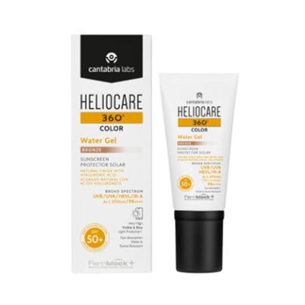 Цветной водный гель 360º Бронзовый Spf50 50 мл Heliocare
Цветной водный гель 360º Бронзовый Spf50 50 мл Heliocare