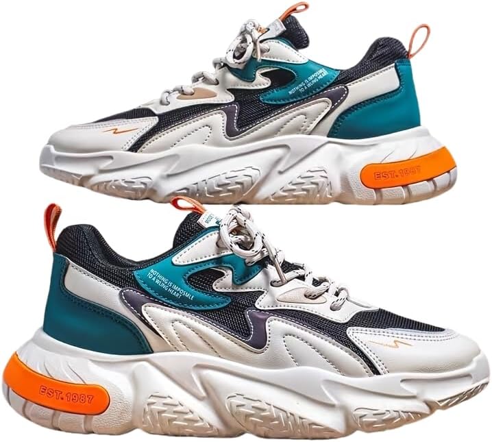 Мужские модные кроссовки, повседневный спортивный стиль, легкие беговые кроссовки на шнуровке, универсальный полосатый геометрический дизайн в виде собаки, искусственный верх, тканевая ткань для походов и повседневной ношения Hoalox, синий
Мужские модные кроссовки, повседневный спортивный стиль, легкие беговые кроссовки на шнуровке, универсальный полосатый геометрический дизайн в виде собаки, искусственный верх, тканевая ткань для походов и повседневной ношения Hoalox, синий